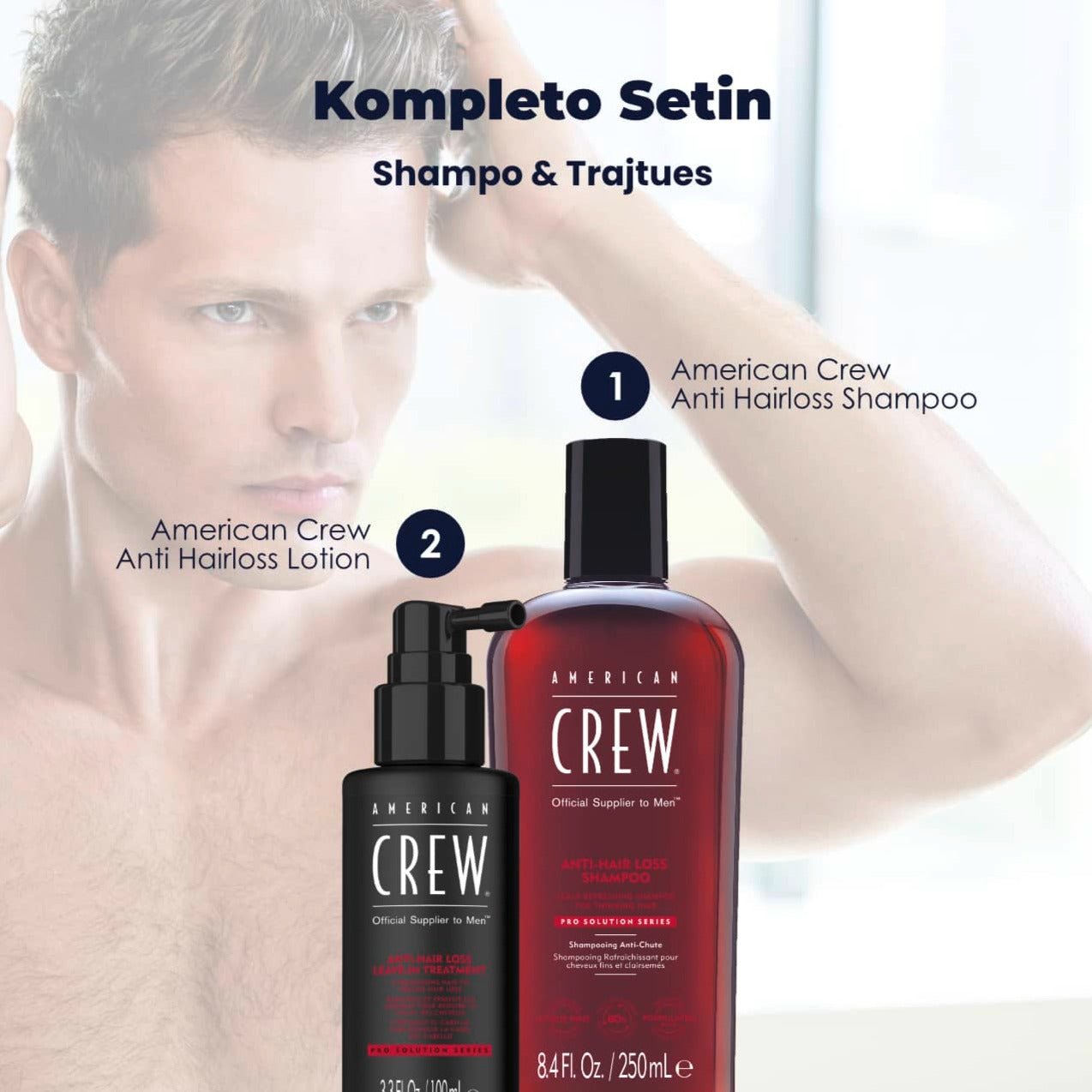 American Crew Anti Hairloss Shampoo - Sagema