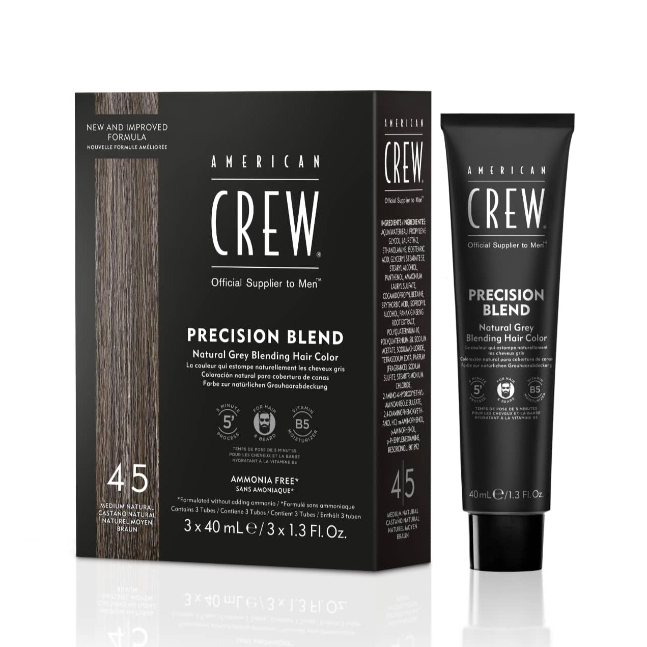 American Crew Precision Blend Medium Natural 4-5 - Sagema