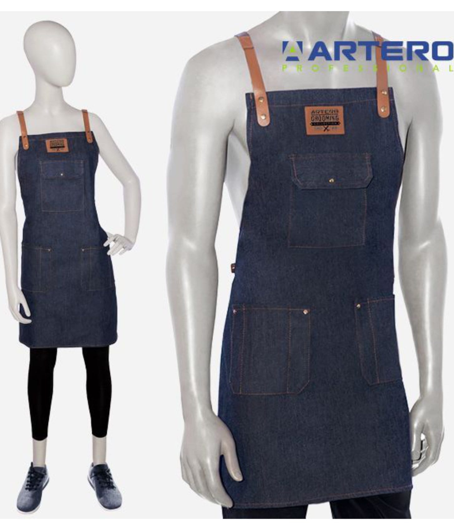 Artero Apron Barber Denim - Sagema