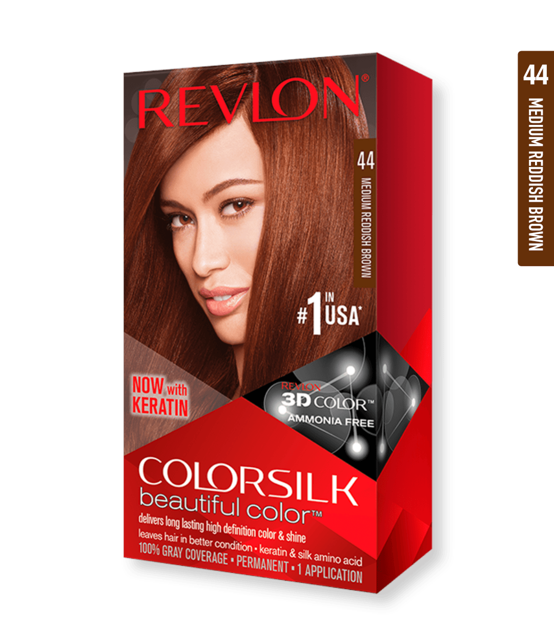ColorSilk 44 Medium Reddish Brown - Sagema