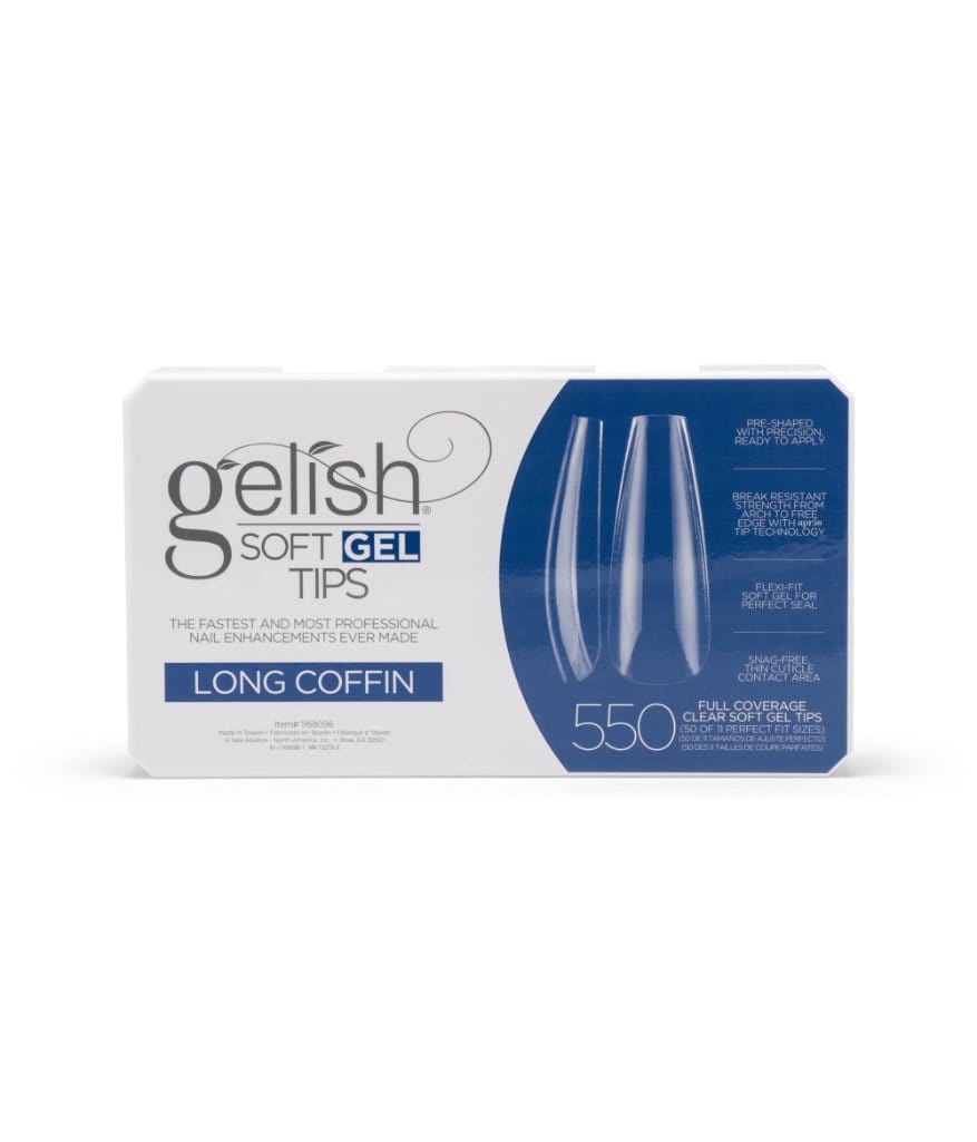 Gelish SoftGel Coffin Tips 50 Pack Refill - Sagema