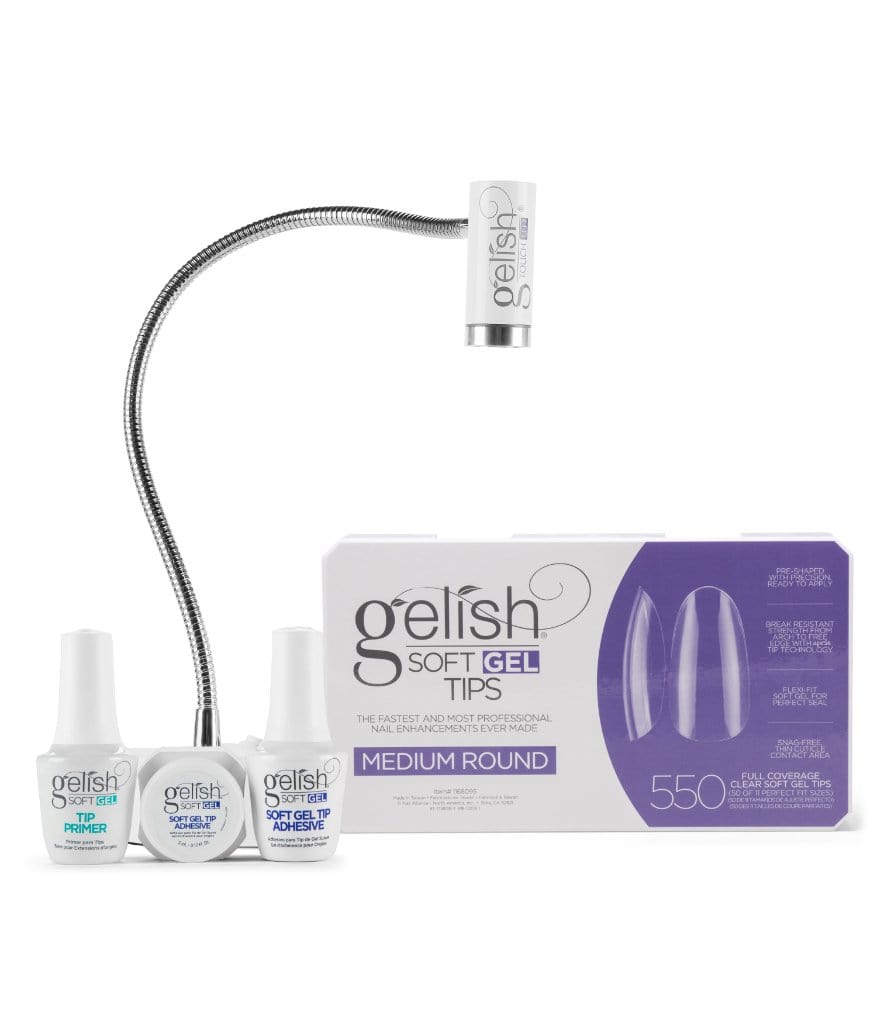 Gelish SoftGel Medium Round Tips 50 Pack Refill - Sagema