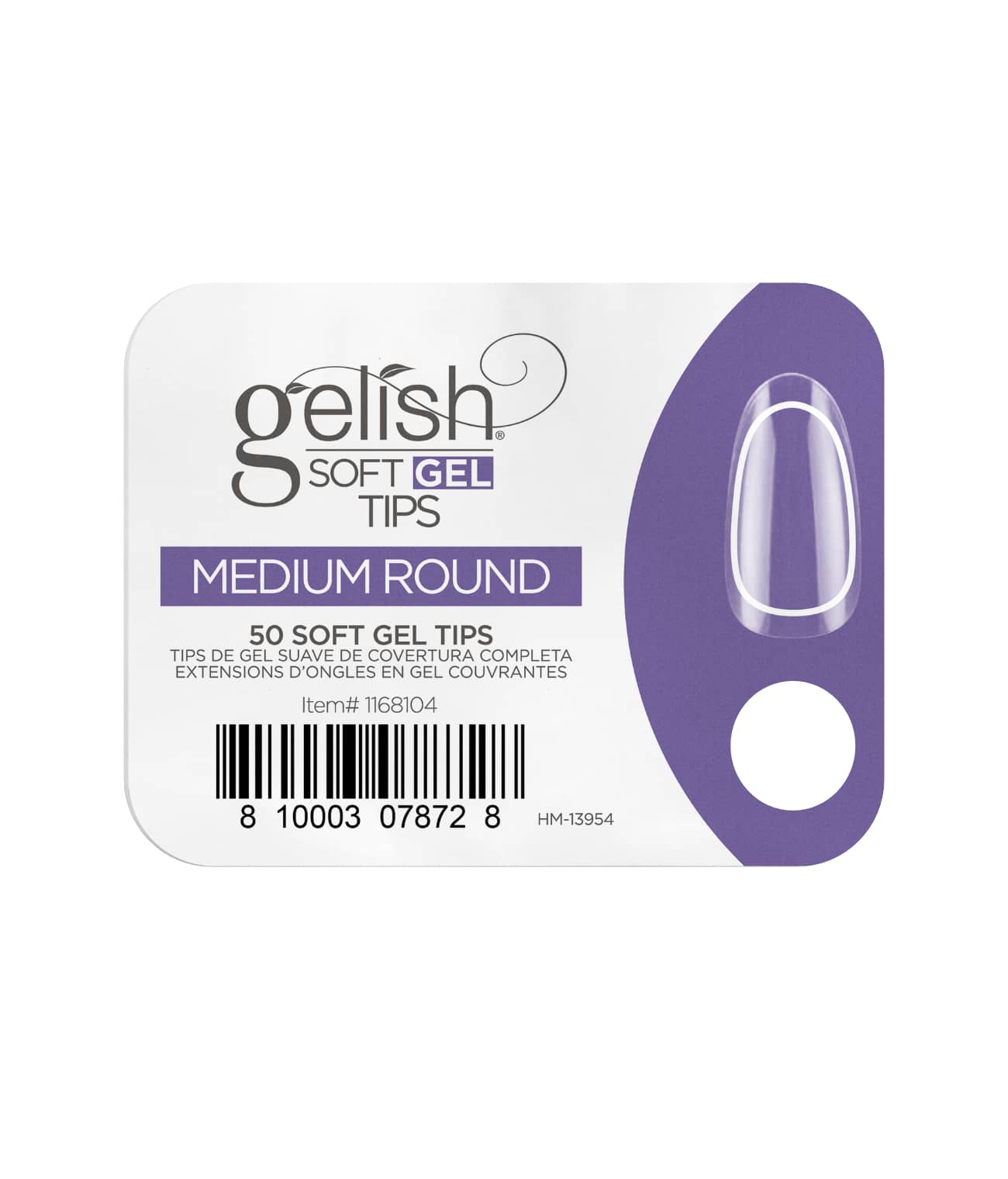 Gelish SoftGel Medium Round Tips 50 Pack Refill - Sagema