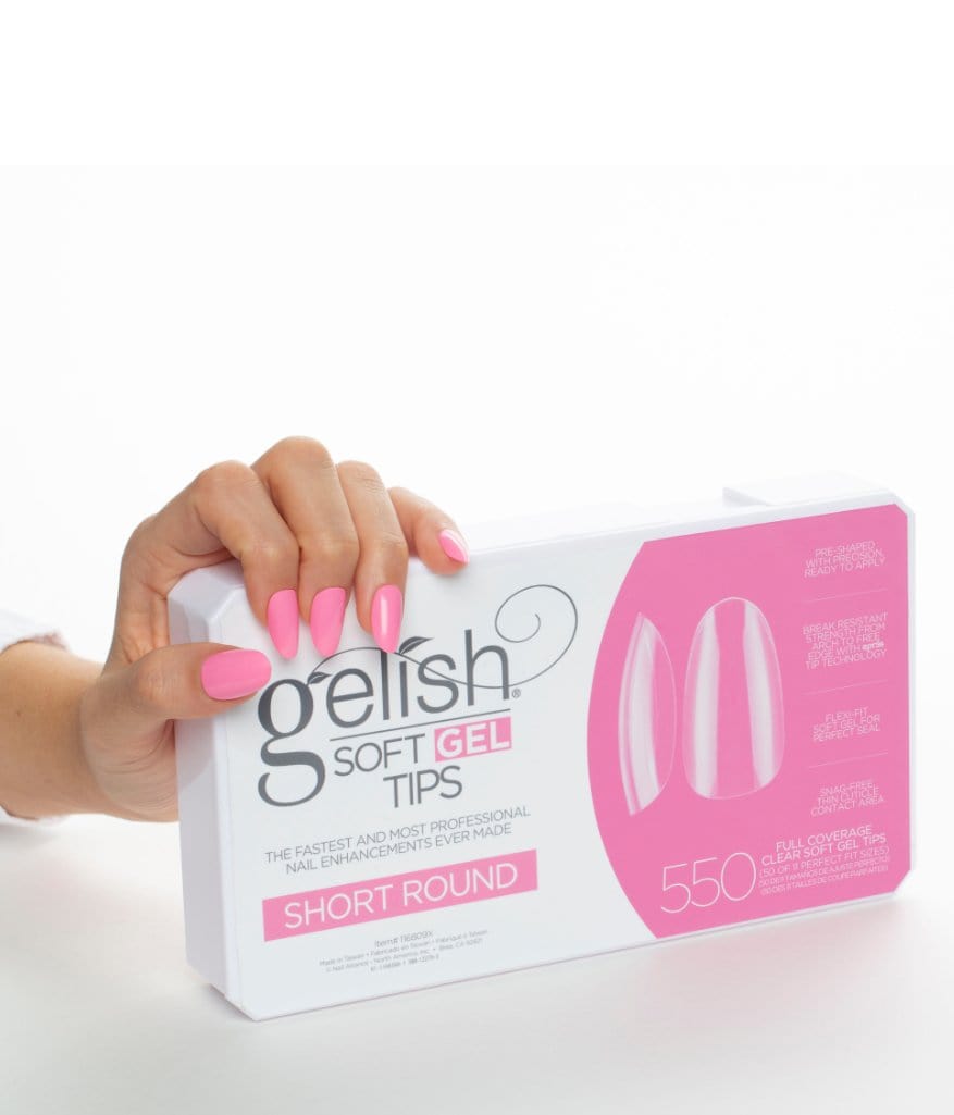 Gelish SoftGel Short Round Tips 50 Pack Refill - Sagema