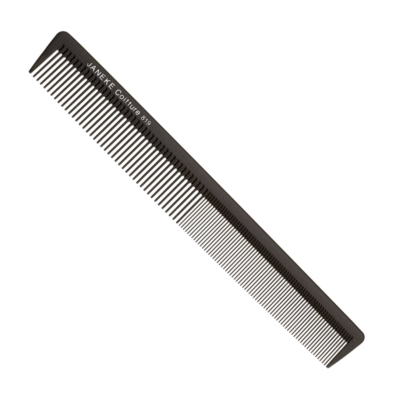 Janeke Wide & Fine Black Waiving Comb - Sagema