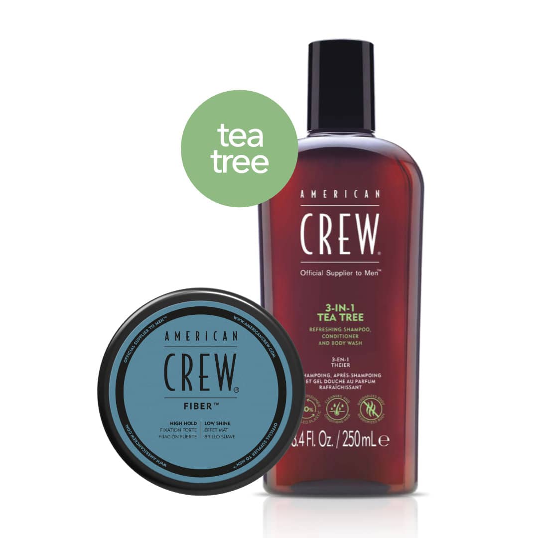 American Crew Fiber & 3in1 Tea Tree