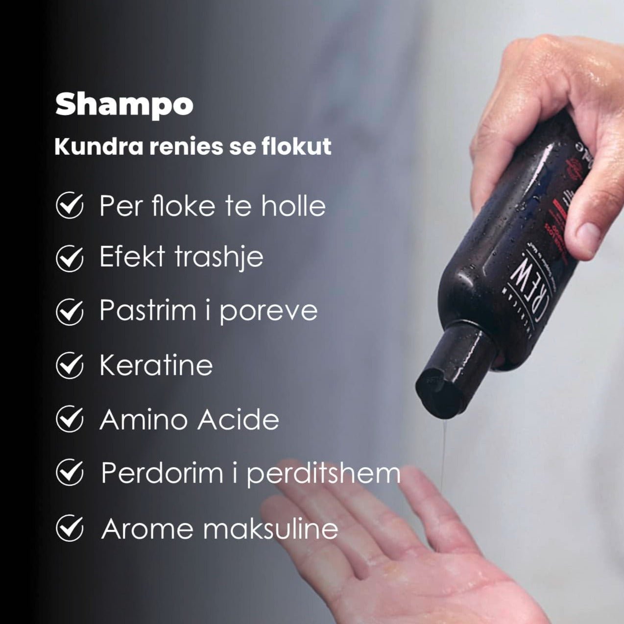 American Crew Anti Hairloss Shampoo - Sagema