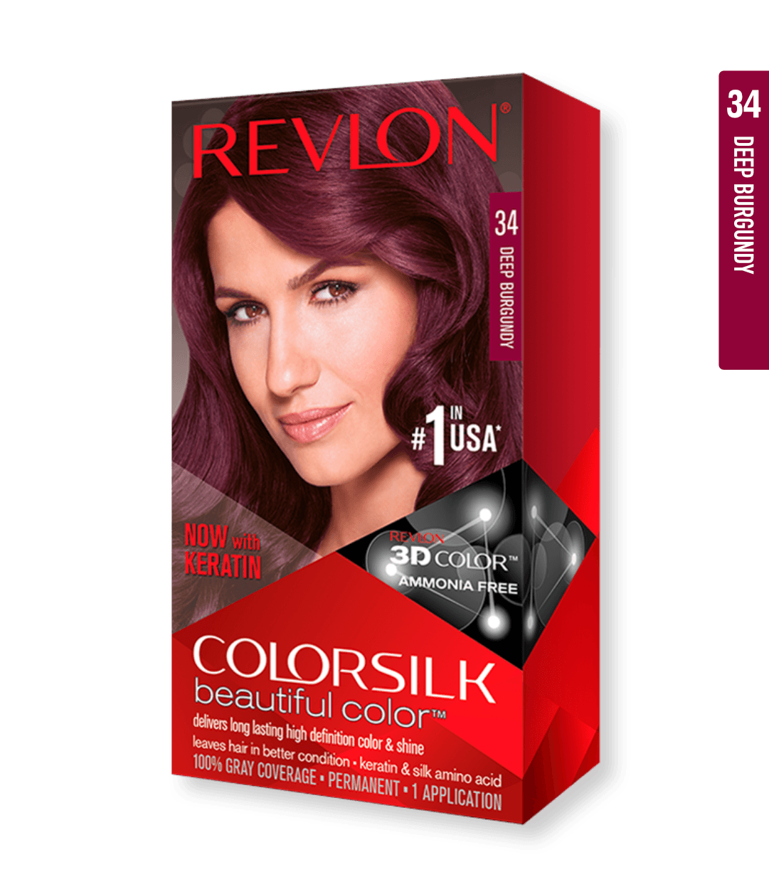 ColorSilk 34 Deep Burgundy - Sagema