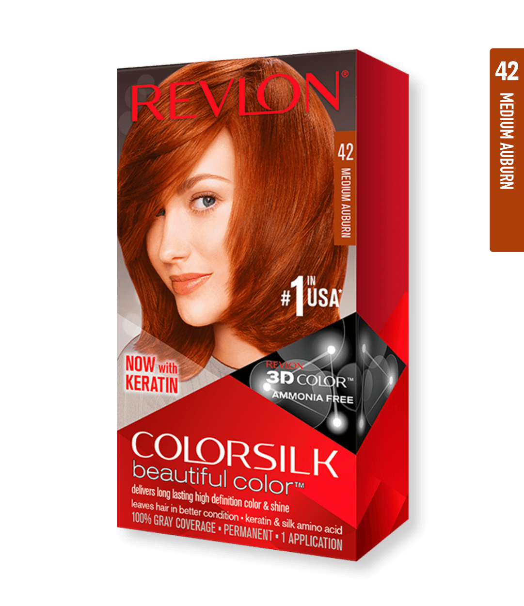 ColorSilk 42 Medium Auburn - Sagema