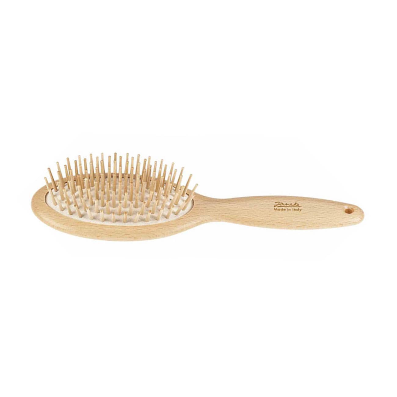 Janeke Large beech oval hairbrush Spa - Sagema