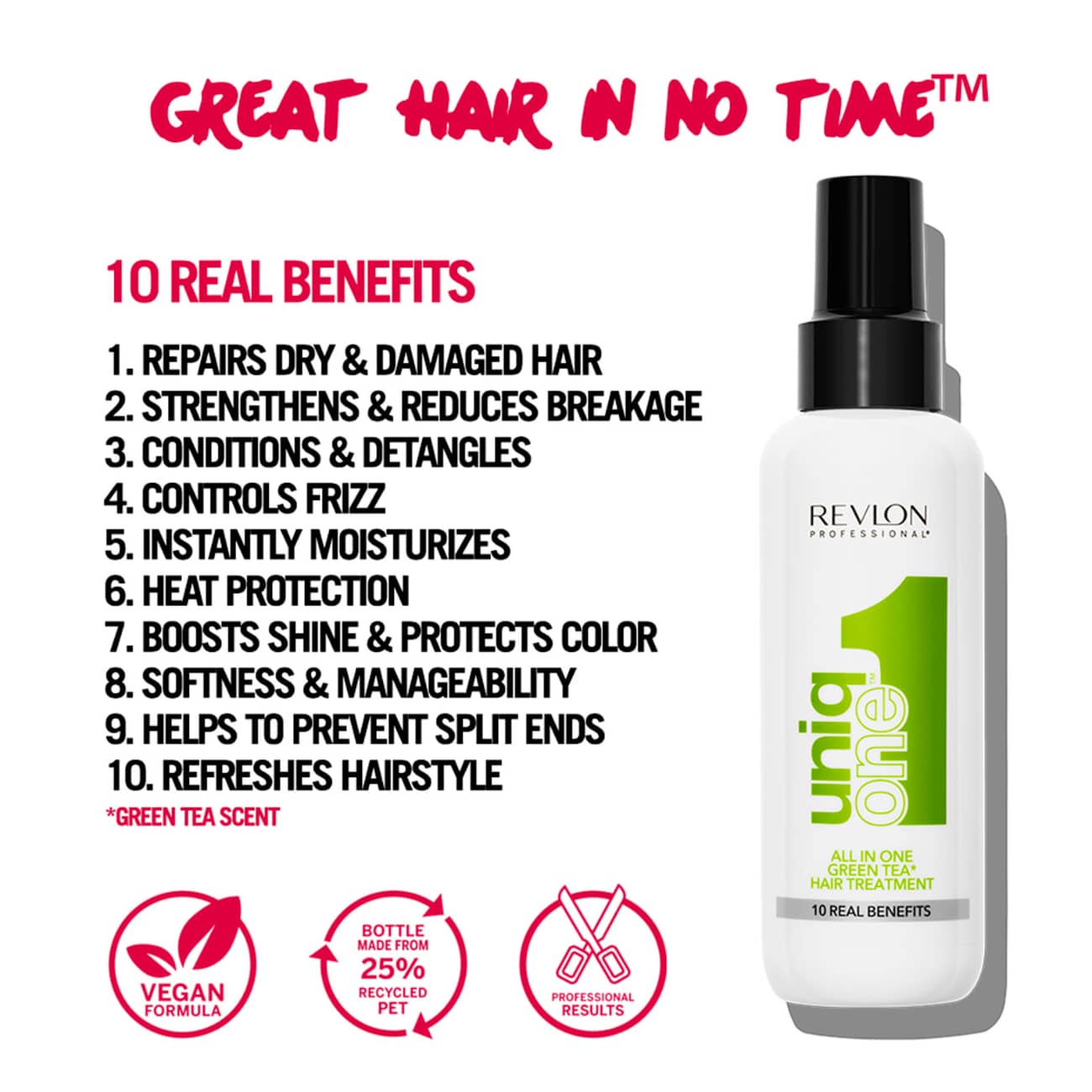 Uniq One Hair Treatment Green Tea Fragrance - Sagema